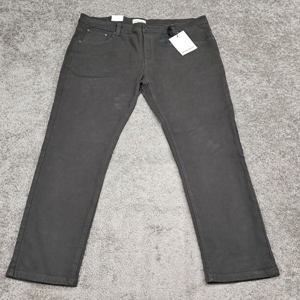 Blind Trust Mens Slim Fit Pants Charcoal‎ Grey BTP19800 Size 44x32 NWT